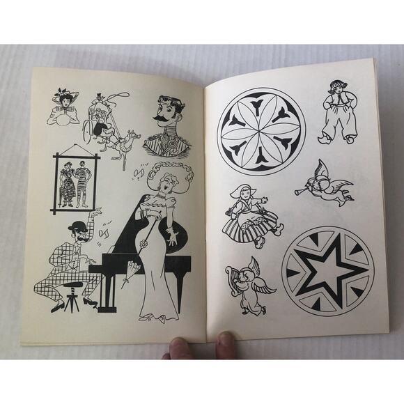 Vintage 1959 Designs Galore Book Jane Snead People Floral Crafts Illustrations - Picture 8 of 12